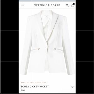 Veronica beard scuba jacket size 2